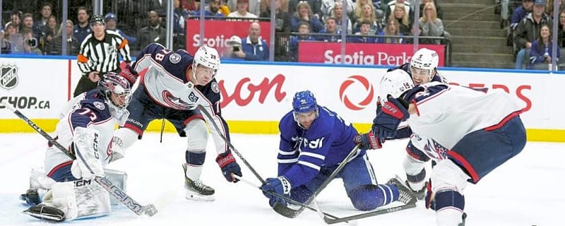 Jackets&#39; Adam Fantilli tallies twice, including OT winner vs. Leafs