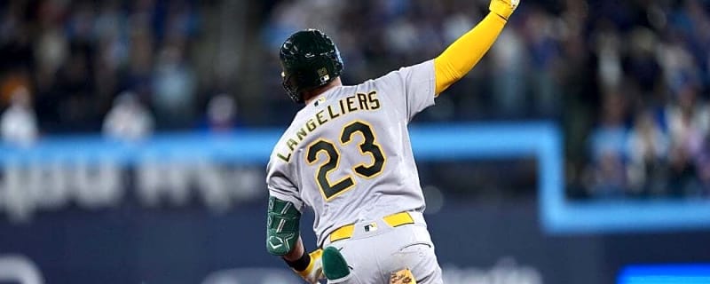 Shea Langeliers off to hot start, A's not, as series vs. Jays winds up