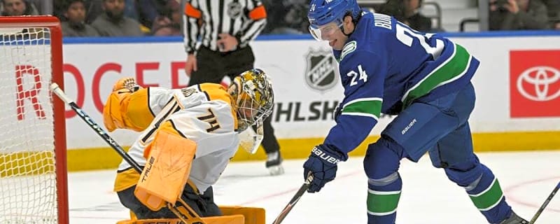 Late comeback propels Canucks to shootout win over Predators