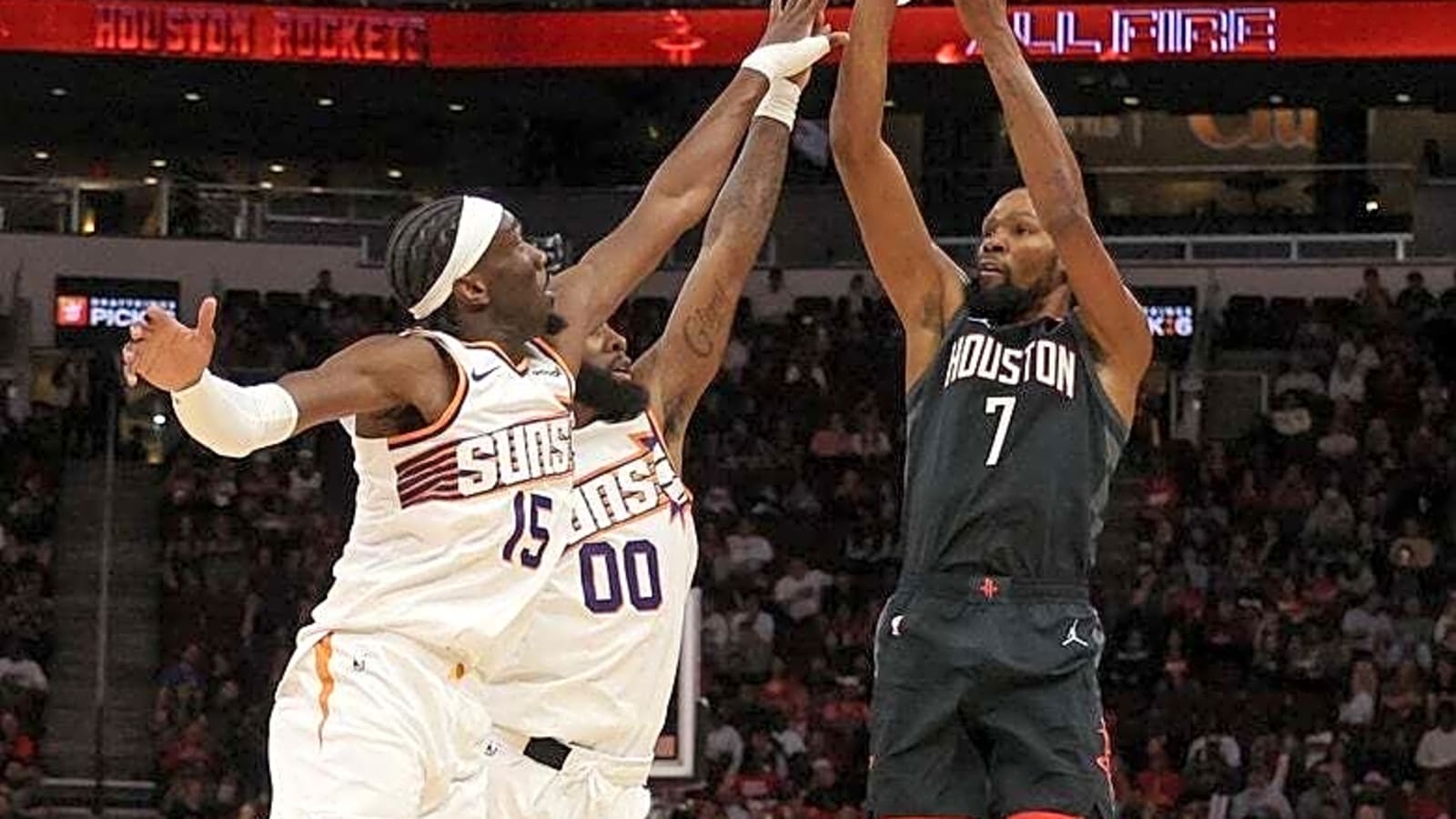 Kevin Durant's late 3 helps Rockets outlast Suns