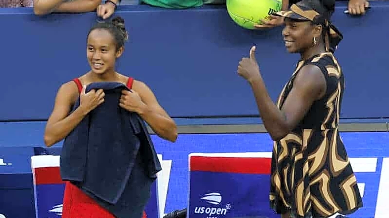 Venus Williams and Leylah Fernandez Light Up Flushing Meadows