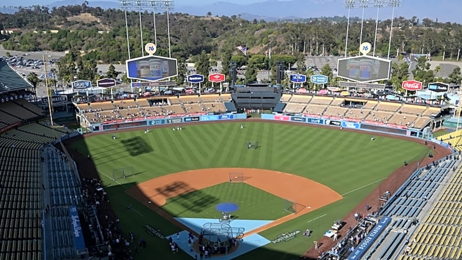 Dangerous Heat Wave Impacting NLDS Games At Dodger Stadium