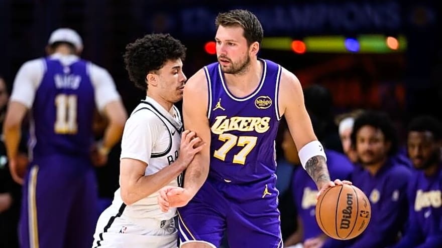  Luka Doncic Continues Offensive Tear Against Nets