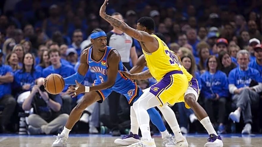  Lakers Run Out Of Gas & Fall To Thunder In Game 1