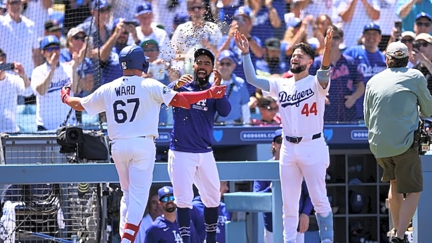 Recap: Ryan Ward Hits 1st HR & Dodgers Score In 7 Straight Innings To Defeat Phillies
