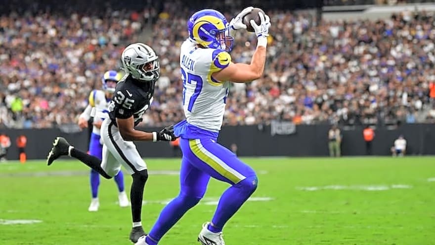 Davis Allen ‘Thankful’ To Help Rams Defeat Raiders With 2 Touchdown Catches