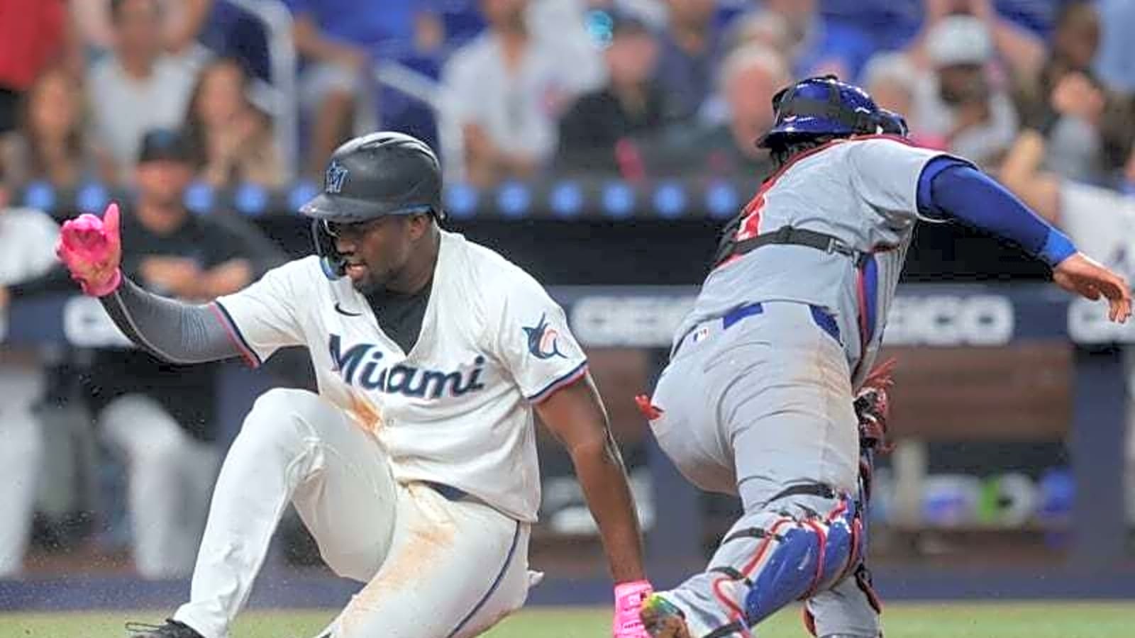 Miami Marlins Right Fielder Jesus Sanchez With Tremendous Game