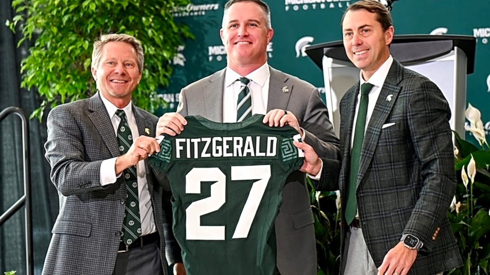 Magic Johnson ‘Encouraged’ By Michigan State Hiring Pat Fitzgerald As New Football Coach