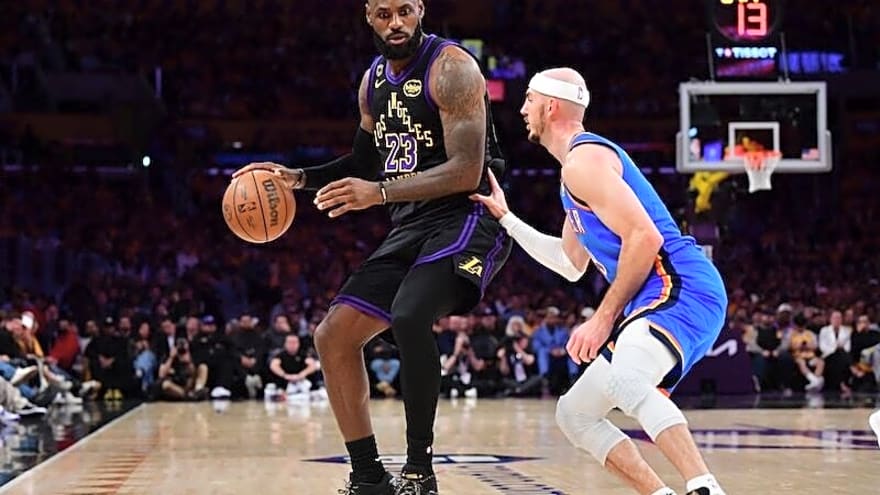 Watch: LeBron James Tells Alex Caruso To ‘Go Get Another’ Championship