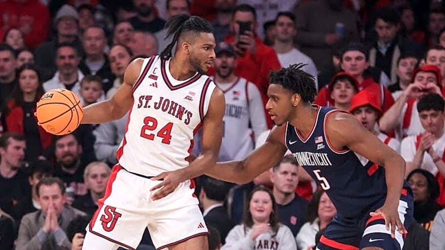 No. 22 St. John's wins ninth straight, ends No. 3 UConn's 18-game winning streak