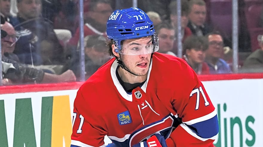 Jake Evans will not practice today (following Tom Wilson’s blow)