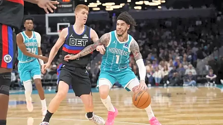 Hornets Blow Out Short-Handed Heat 136-106 Behind LaMelo Ball’s Historic Night