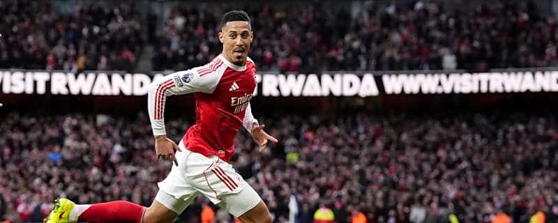 Why Is William Saliba Not Playing Tonight for Arsenal vs. Brighton?