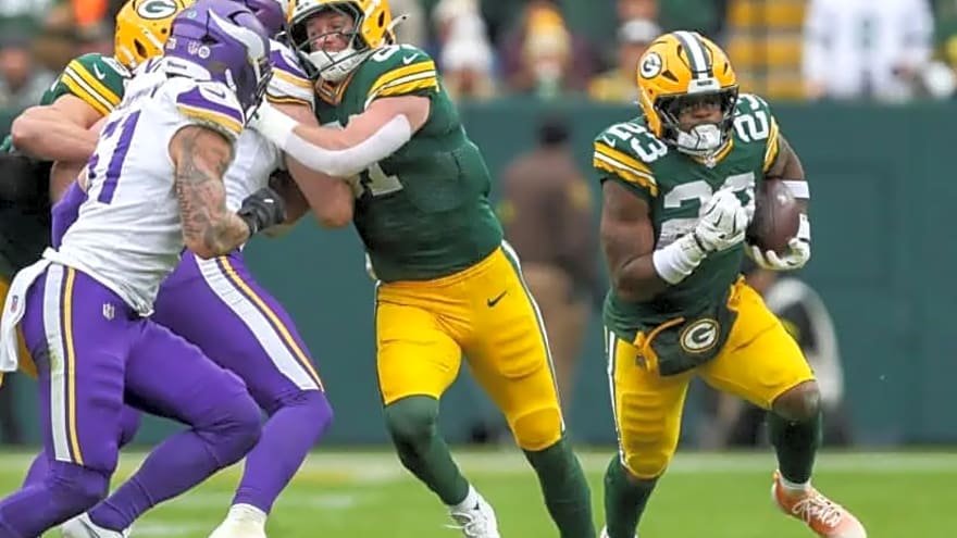 Packers RB Emanuel Wilson admits to having 'butterflies' ahead of 1st start since college