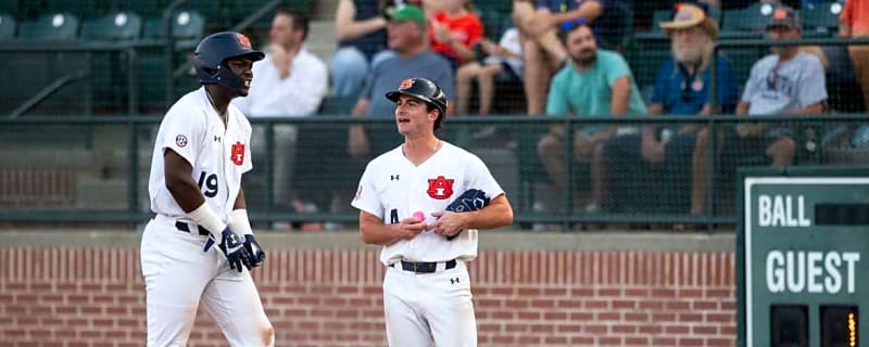 Auburn Baseball Going Viral After First-Base Coach Hits Home Run During Game