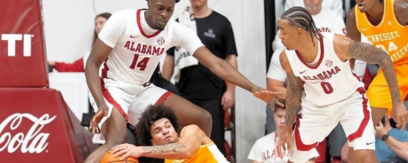 Alabama's Charles Bediako is trying to give the Tennessee Vols deja vu ahead of their return clash on Saturday