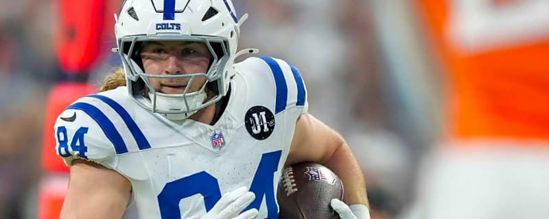 Rookie Tyler Warren honored by the NFL after his strong performance during the Colts Week 2 win over the Broncos