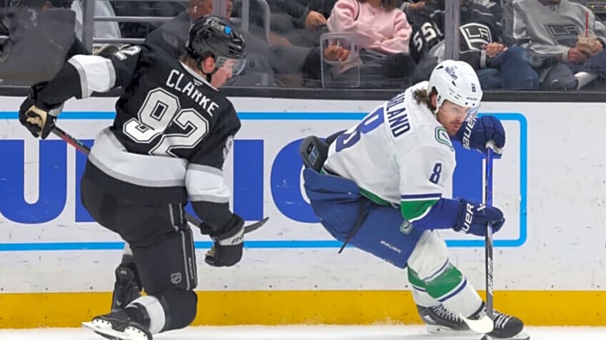 Contract extension negotiations haven't started yet between Los Angeles Kings, Brandt Clarke