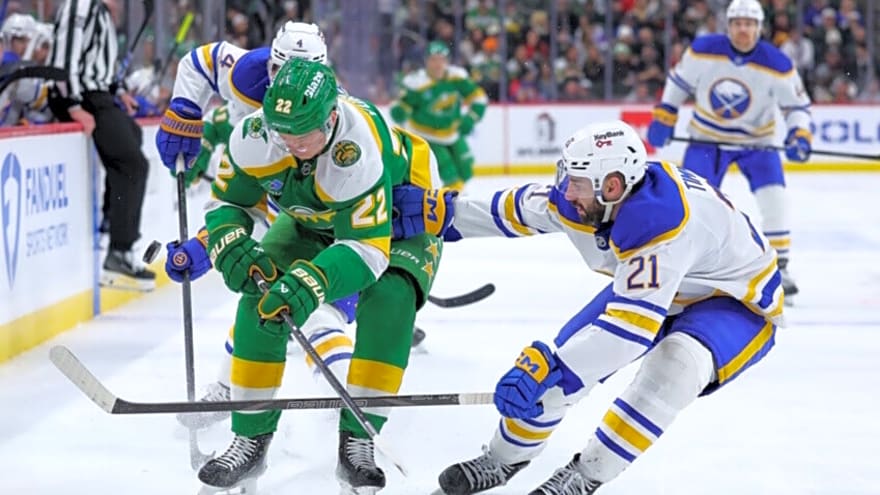 Minnesota Wild trade tiers, and the Buffalo Sabres may need to shed salary