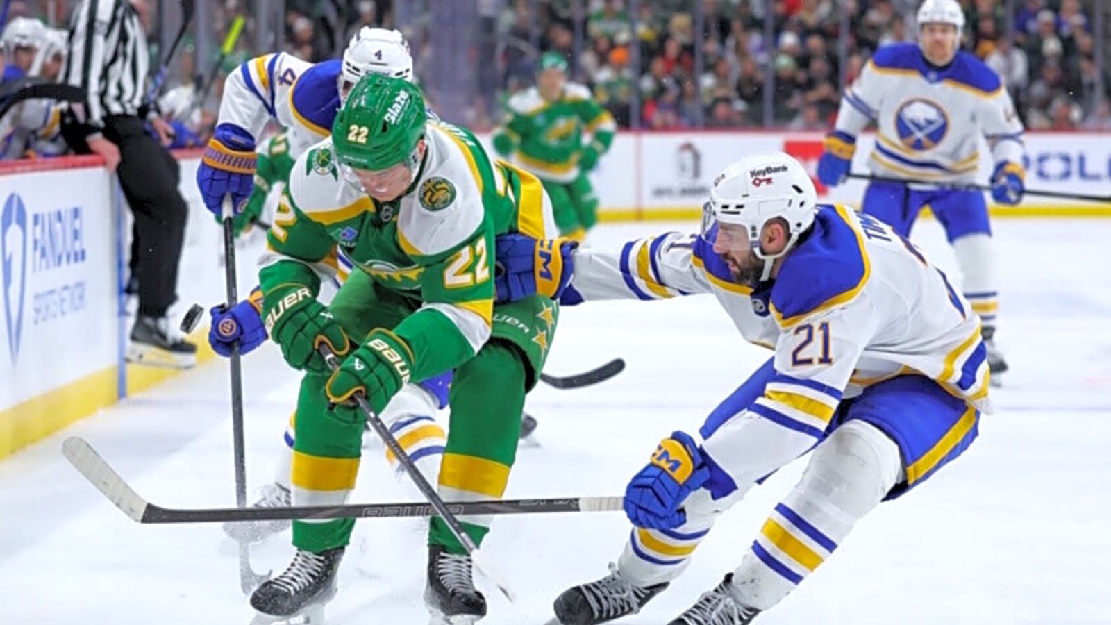 Minnesota Wild trade tiers, and the Buffalo Sabres may need to shed salary