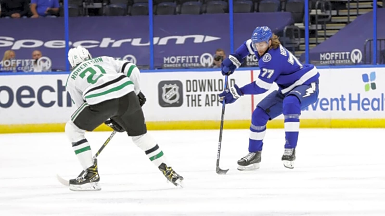 Tampa Bay Lightning defenseman Victor Hedman played Game 4 with broken foot