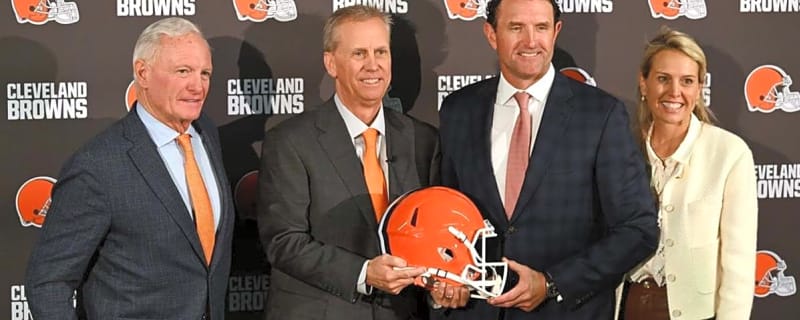 Jimmy Haslam may have taken a shot at former Browns head coach Kevin Stefanski during Todd Monken’s introductory press conference
