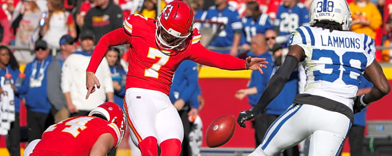 Chiefs kicker Harrison Butker says Colts actually helped him in biggest moment of Week 12 loss