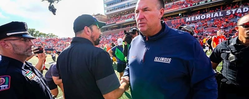 Buckeye Nation won’t like Illinois HC Bret Bielema’s admission after Ohio State beat the Illini