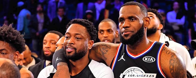 Dwyane Wade salutes 76ers’ LeBron James after emotional reunion in gym