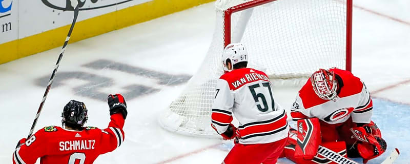 Kantserov Scores His First as Chicago Loses to Carolina 5-2