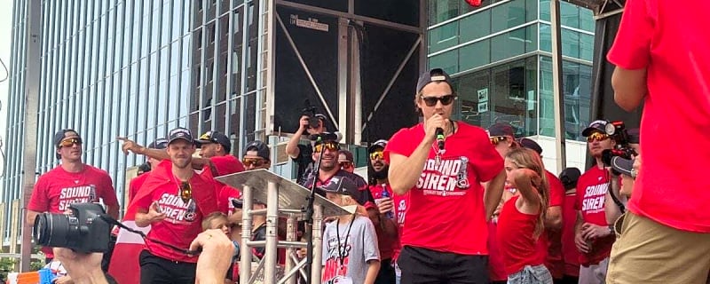 Hurricanes’ Aho & Brind’Amour Discuss Stanley Cup Parade’s Electric Environment