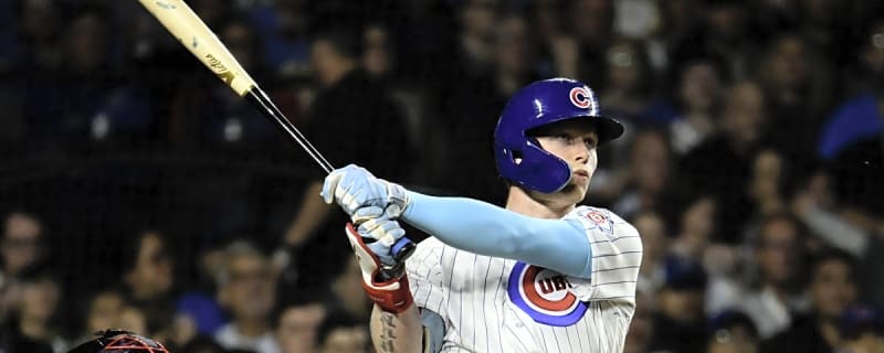 Pete Crow-Armstrong passes another Chicago Cubs legend