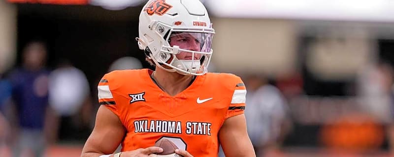 Oklahoma State Cowboys lose starting QB to injury during season opener