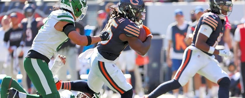 Chicago Bears running back room takes hit as two miss Wednesday’s practice