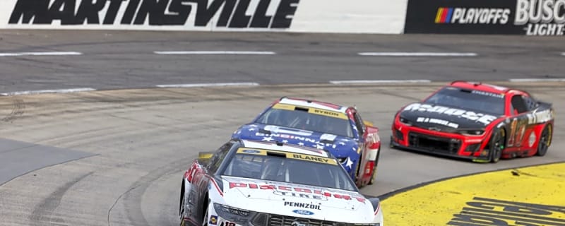 Denny Hamlin reacts to William Byron-Ryan Blaney battle at Martinsville, ‘impressive’ drive for championship spot