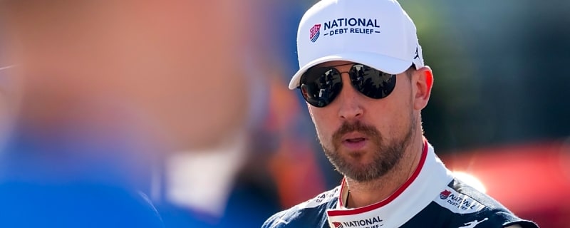 Denny Hamlin reacts to Ty Dillon upsetting him in NASCAR bracket, epic post-race troll