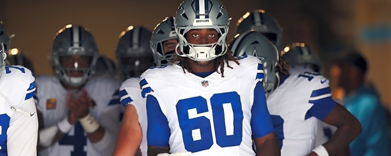 Tyler Guyton hilariously flops to sell Raiders penalty after taking hit to the face