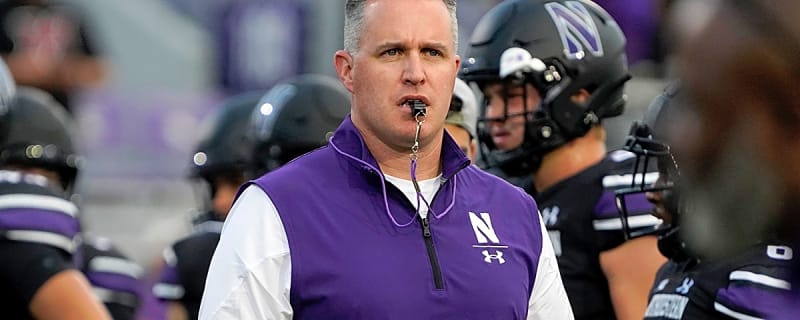Former Northwestern coach Pat Fitzgerald spotted at New York Giants practice