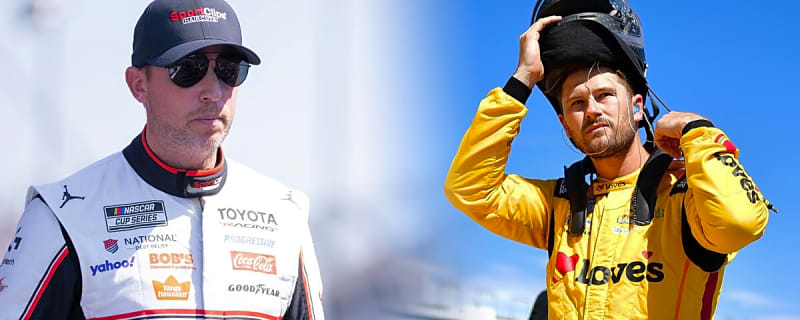 Denny Hamlin gifts Todd Gilliland free pass at Kansas in strategic move, Gilliland reacts
