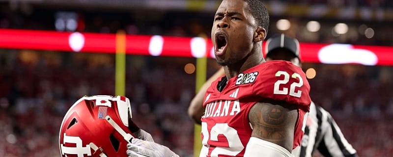 Indiana CB Jamari Sharpe works championship celebratory ‘shift’ at Raising Cane’s, talks catching game-winning INT