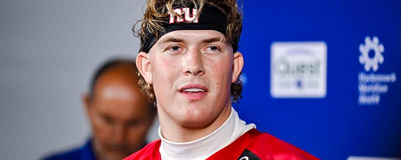 Giants’ Jaxson Dart wows fans with boat cannon