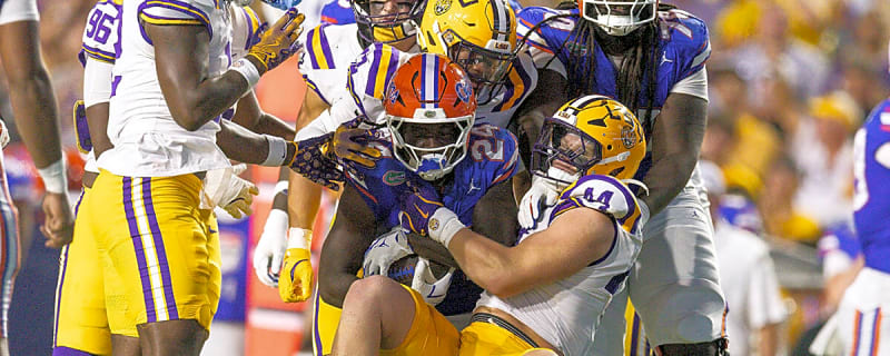 Tensions erupt on the field before LSU-Florida kickoff