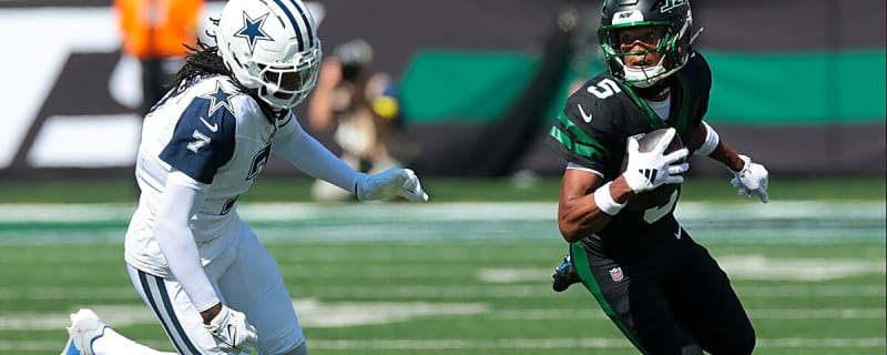 Jets’ Garrett Wilson, Mason Taylor miss practice amid quarterback drama