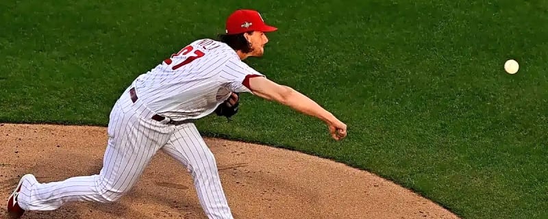 Phillies pitcher Aaron Nola opens up about importance of pitching on Lou Gehrig Day