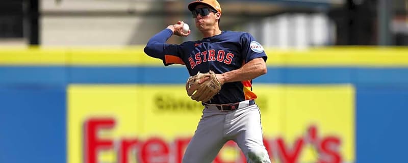 Astros call up top prospect for Rangers series