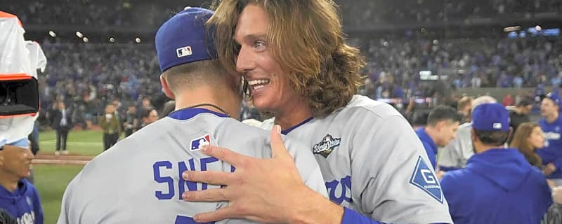 Tyler Glasnow celebrates ‘storybook’ World Series for Yoshinobu Yamamoto, Dodgers