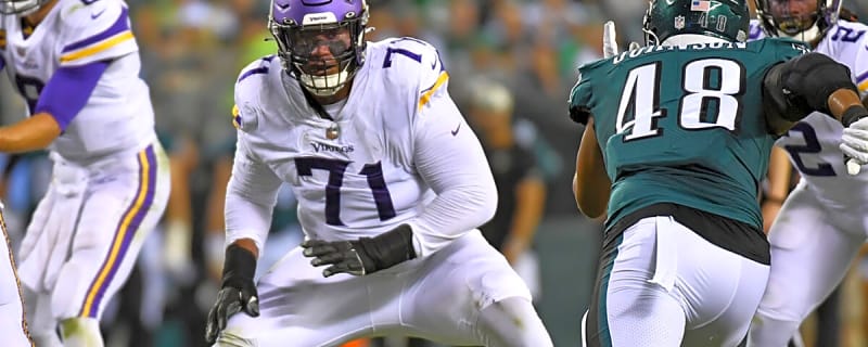 Vikings’ Christian Darrisaw gets official designation before Bears game