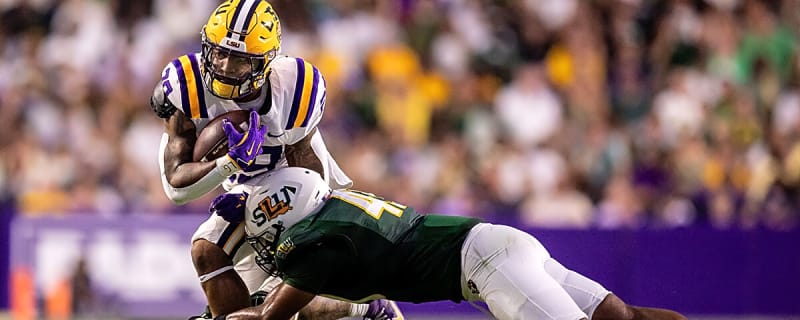 Caden Durham’s LSU injury status vs. Ole Miss is TBD