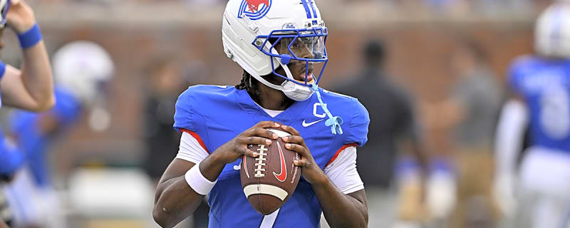SMU football score wild tip drill TD on first play vs. Baylor