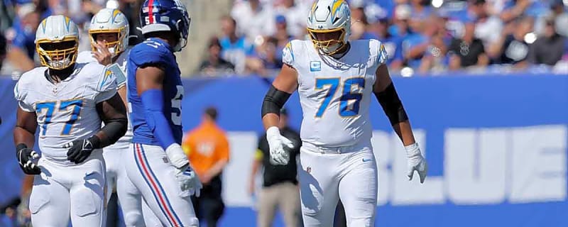 Chargers’ Joe Alt officially active for TNF vs. Vikings